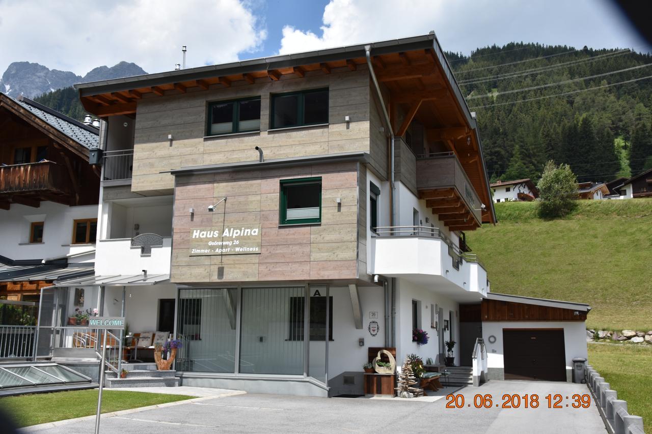 Gaestehaus Alpina Sankt Anton am Arlberg Exterior foto